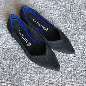 Rothy's Black "The Point" size 9